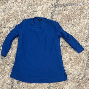 Talbots Royal Blue Crewneck Knit Tunic